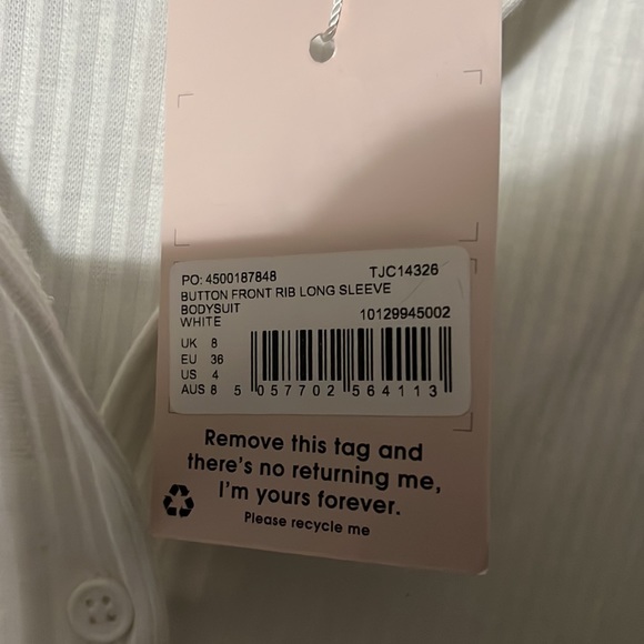 Button up long sleeve bodysuit - Picture 4 of 4